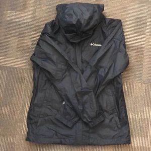 Black Columbia rain jacket